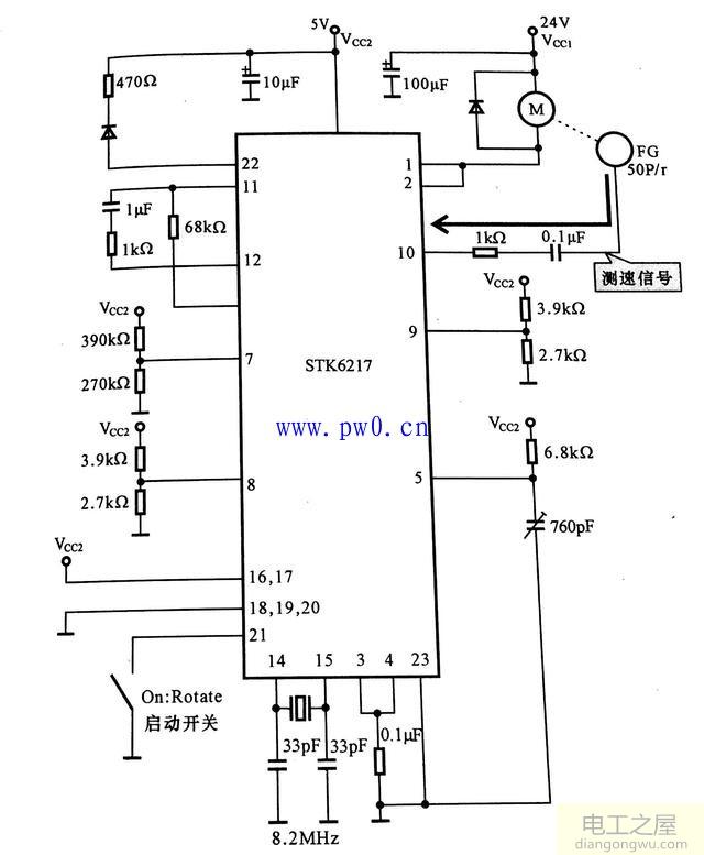 伺服電動機驅動電路的工作流程圖