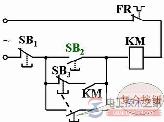 既能長期工作又能點動的控制電路